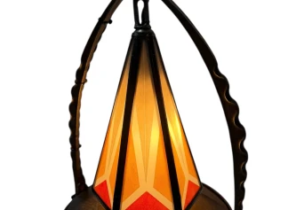 Art Deco Amsterdamse School Table Lamp by Amsterdamsche Kunstsmederij, 1920s